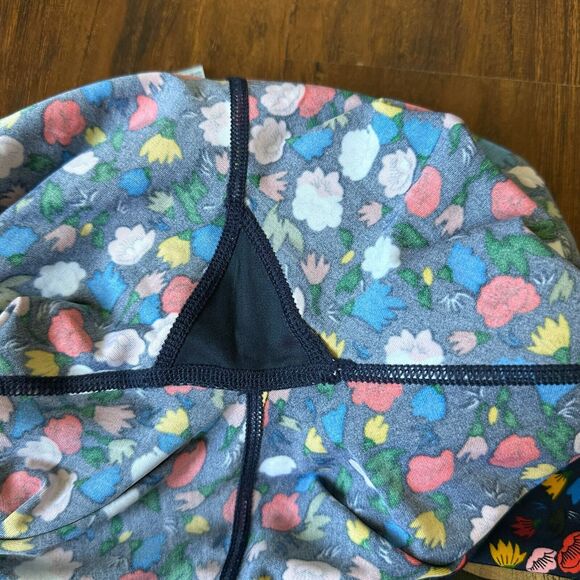 THE UPSIDE Royal Garden Midi Pant in Navy Multi Floral Print - Picture 8 of 13